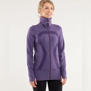 Purple in stride jacket size 6!!! Heathered purple